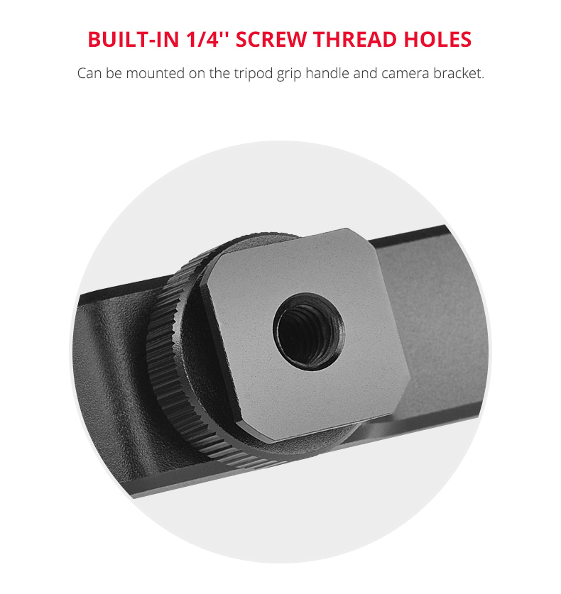 Yelangu A64 Aluminum Alloy Universal Cold Shoe Extension Bracket 2 Hot Shoe Mounts Extension Bar Dual Bracket with 1/4 Yelangu A64 Aluminum Alloy Universal Cold Shoe Extension Bracket 2 Hot Shoe Mounts Extension Bar Dual Bracket with 1/4