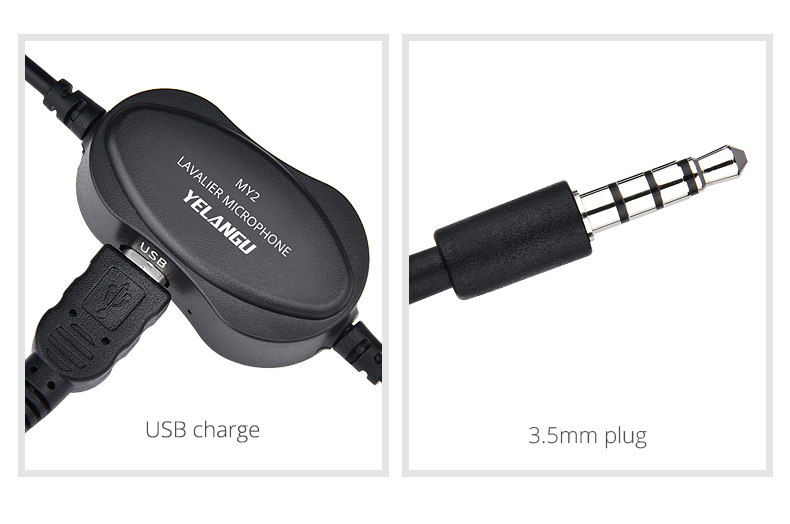 MY2 Lavalier microphone for Smartphones,Cameras,Camcorders,Audio recorders,PCs,and other audio/video recording devices.