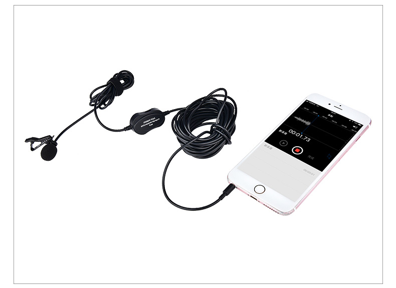MY2 Lavalier microphone for Smartphones,Cameras,Camcorders,Audio recorders,PCs,and other audio/video recording devices.
