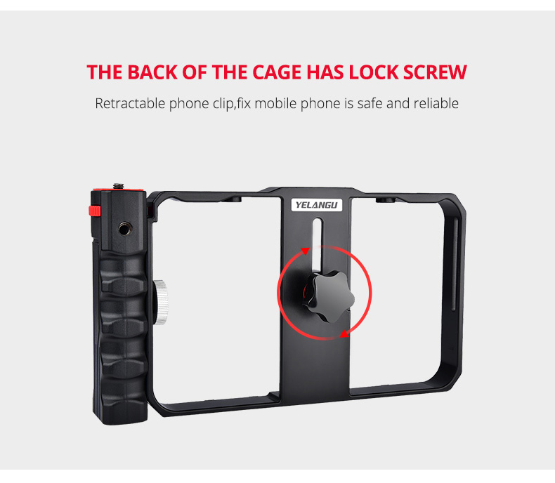 Yelangu PC02 Mobile Phone Video Cage Vlogging Gear Yelangu PC02 Mobile Phone Video Cage Vlogging Gear