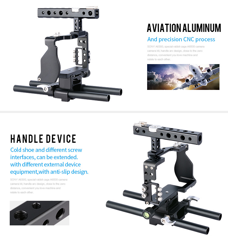 Yelangu C6 DSLR Camera Cage For SONY a6000/a6300/a6500 Yelangu C6 DSLR Camera Cage For SONY a6000/a6300/a6500