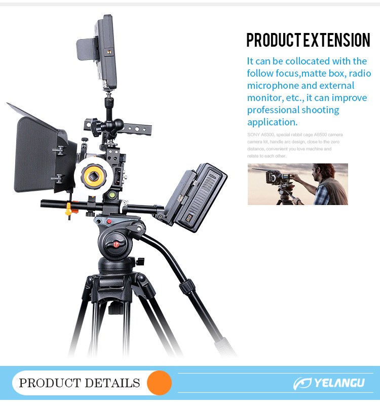 Yelangu C6 DSLR Camera Cage For SONY a6000/a6300/a6500 Yelangu C6 DSLR Camera Cage For SONY a6000/a6300/a6500