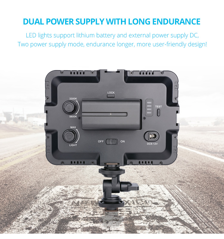 Yelangu LED204 Double color temperature Video Light Yelangu LED204 Double color temperature Video Light
