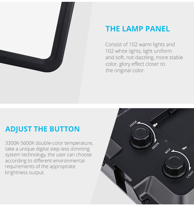 Yelangu LED204 Double color temperature Video Light Yelangu LED204 Double color temperature Video Light
