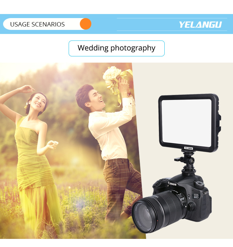 Yelangu LED204 Double color temperature Video Light Yelangu LED204 Double color temperature Video Light