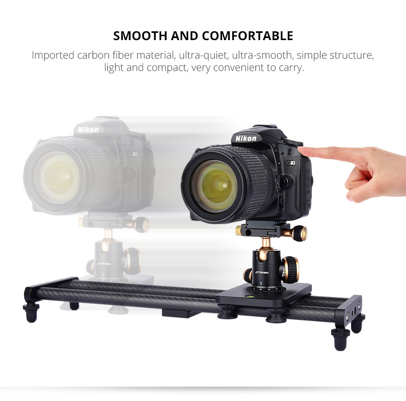 L40T Carbon Fiber Small Camera & Phone Slider 