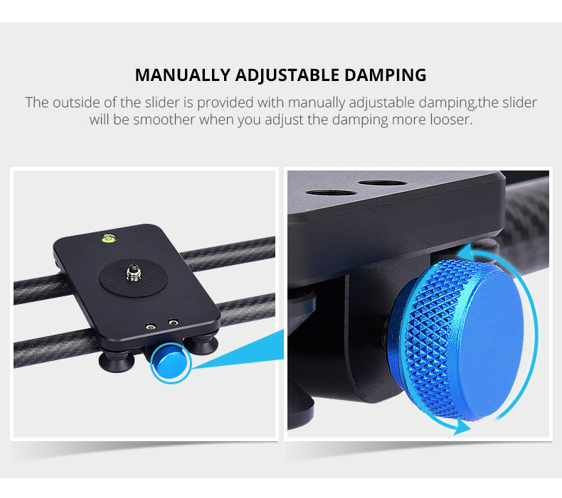 L40T Carbon Fiber Small Camera & Phone Slider 