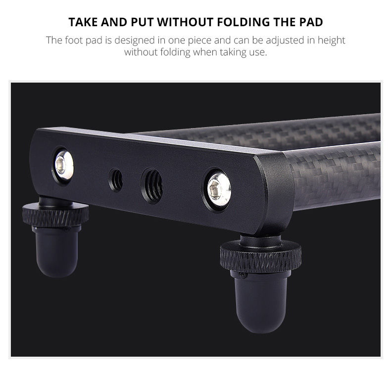 L40T Carbon Fiber Small Camera & Phone Slider 