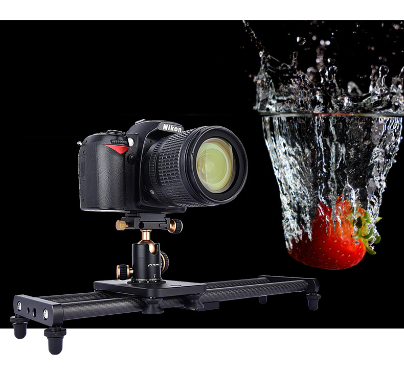 L40T Carbon Fiber Small Camera & Phone Slider 