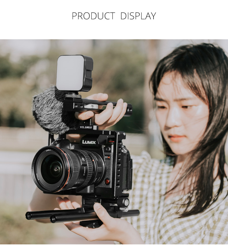 YELANGU C18 Camera Cage for Panasonic S1,S1H,S1R YELANGU C18 Camera Cage for Panasonic S1,S1H,S1R