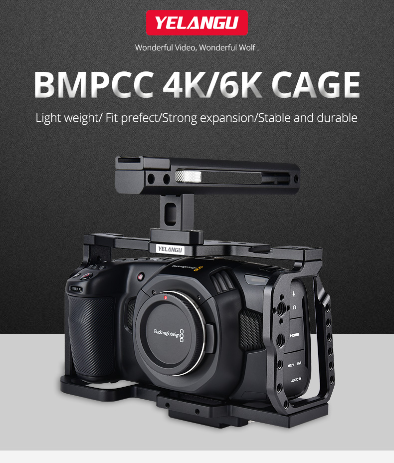 Yelangu C9-A Camera Cage For BMPCC