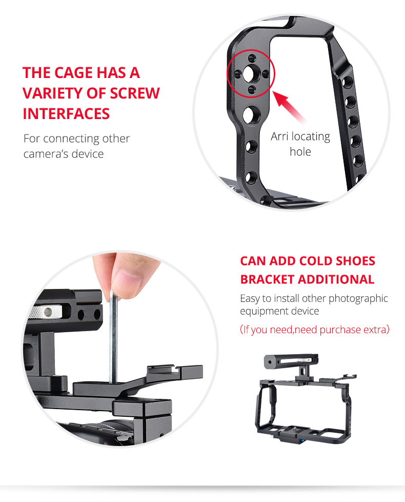 Yelangu C9-A Camera Cage For BMPCC Yelangu C9-A Camera Cage For BMPCC