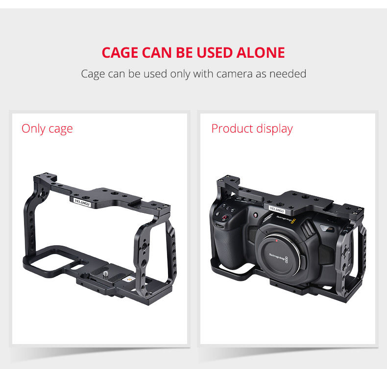 Yelangu C9-A Camera Cage For BMPCC Yelangu C9-A Camera Cage For BMPCC