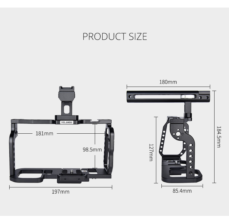 Yelangu C9-A Camera Cage For BMPCC Yelangu C9-A Camera Cage For BMPCC