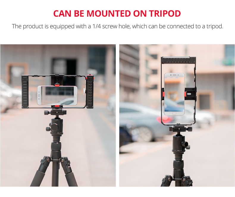PC02A Smartphone Video Rig( Plastic+ Double Handle) PC02A Smartphone Video Rig( Plastic+ Double Handle)