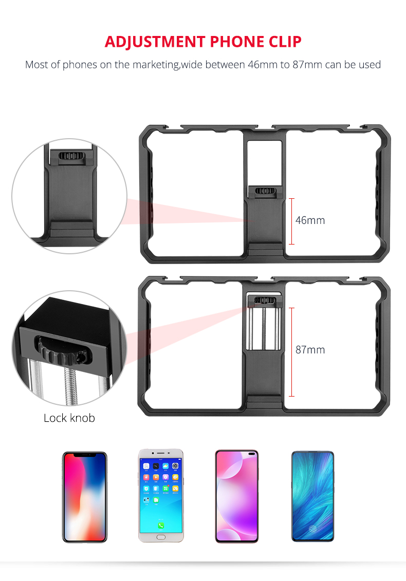 PC06 Aluminum Alloy Cage For Smartphone PC06 Aluminum Alloy Cage For Smartphone