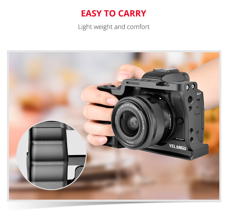 C14-A Camera Cage For Canon M50( Without Handle)