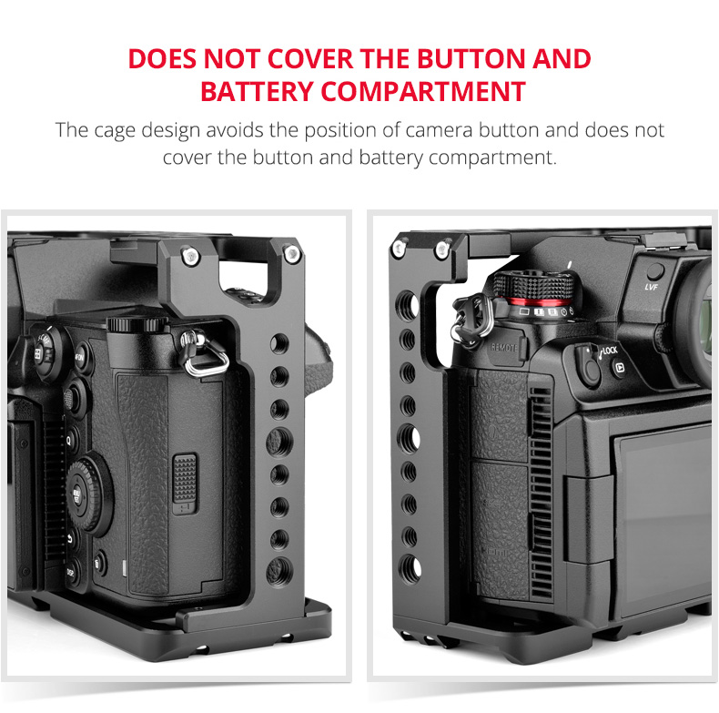 C18-A Camera Cage for Panasonic S1,S1H,S1R( Only Cage) C18-A Camera Cage for Panasonic S1,S1H,S1R( Only Cage)
