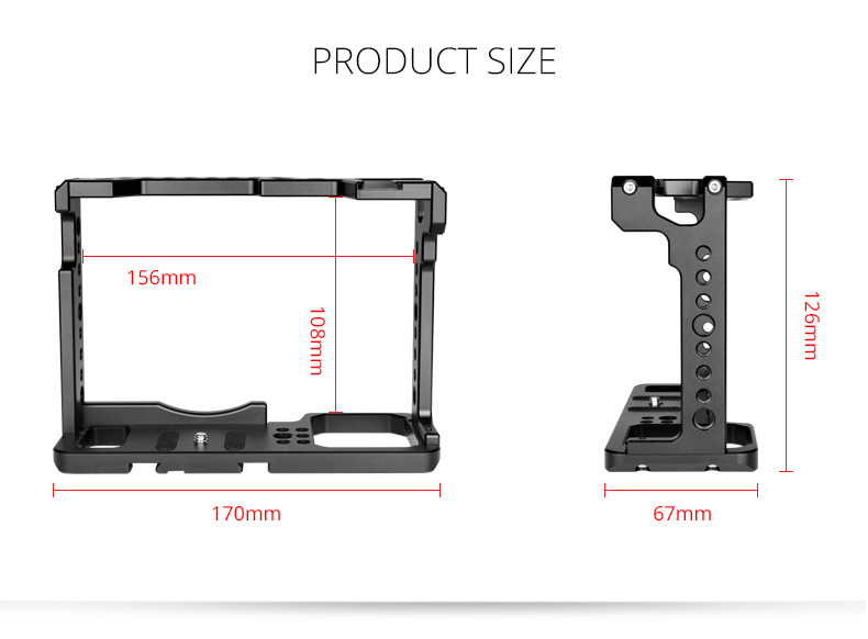 C18-A Camera Cage for Panasonic S1,S1H,S1R( Only Cage) C18-A Camera Cage for Panasonic S1,S1H,S1R( Only Cage)