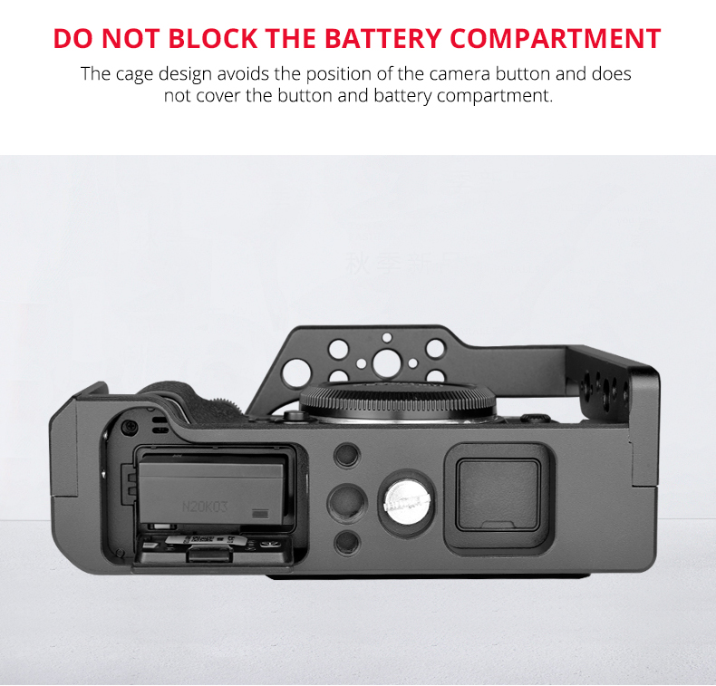 C19 Fujifilim XT2 XT3 Camera Cage C19 Fujifilim XT2 XT3 Camera Cage