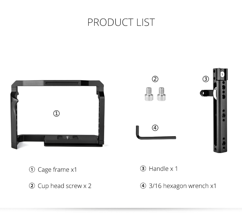 C22 Canon EOS R5/R6 camera cage C22 Canon EOS R5/R6 camera cage