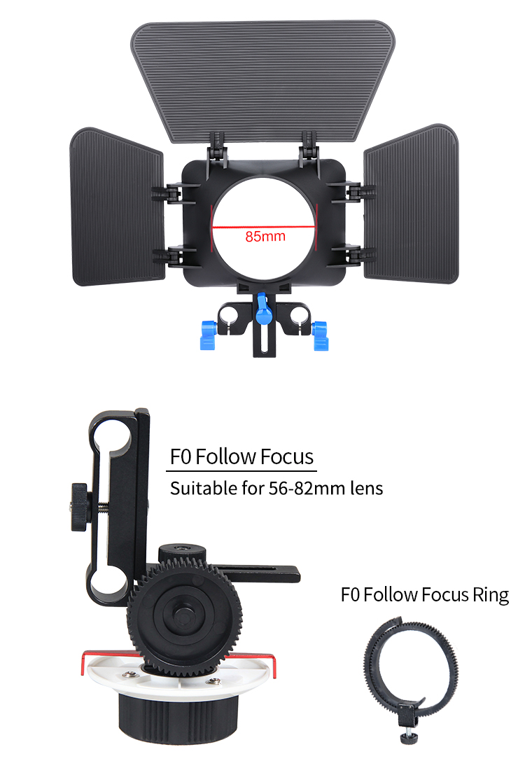 C500 CH4 Camera Cage with Matte Box and Follow Focus