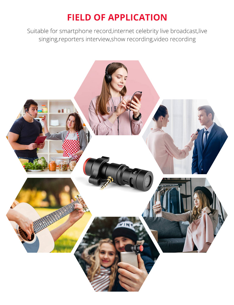 MIC06 Microphone/ Professional Portable Smartphone Recording MIC06 Microphone/ Professional Portable Smartphone Recording