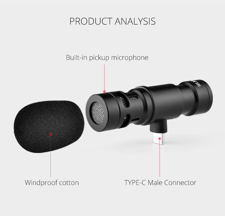MIC06-C Type-C Professional Pocket Microphone MIC06-C Type-C Professional Pocket Microphone