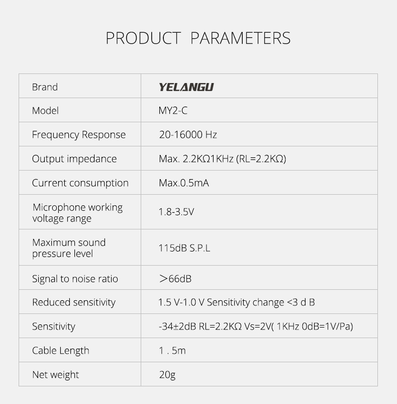 MY2-C Type-C Single Clip Lavalier Microphone MY2-C Type-C Single Clip Lavalier Microphone