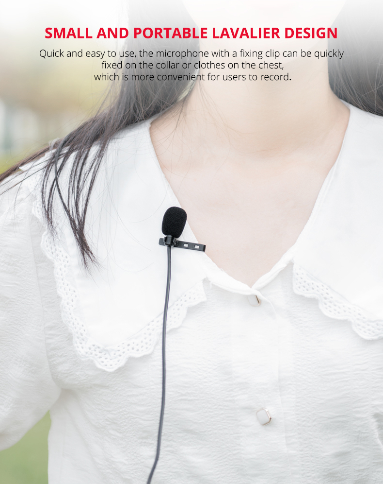 MY2-C Type-C Single Clip Lavalier Microphone MY2-C Type-C Single Clip Lavalier Microphone