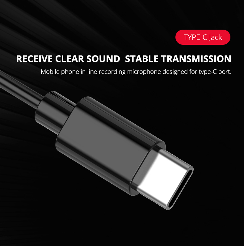 MY2-C Type-C Single Clip Lavalier Microphone MY2-C Type-C Single Clip Lavalier Microphone
