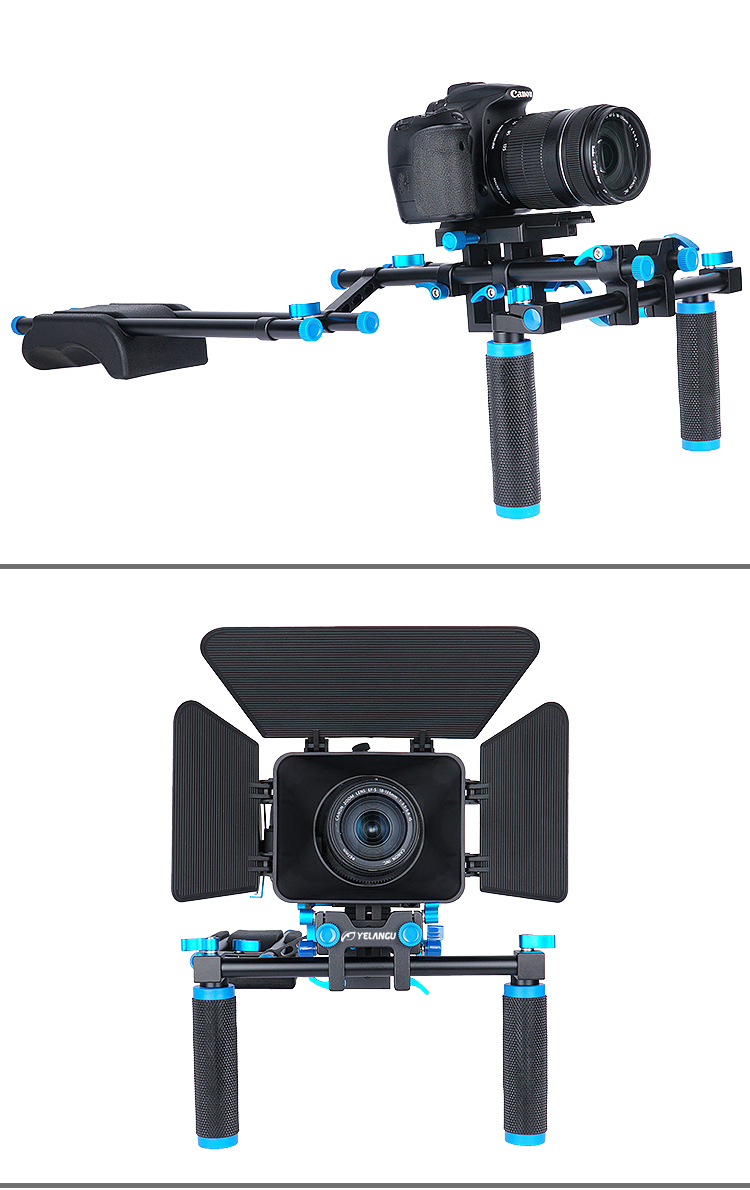 D202 DSLR Camera Cage Shoulder Mount Kit D202 DSLR Camera Cage Shoulder Mount Kit