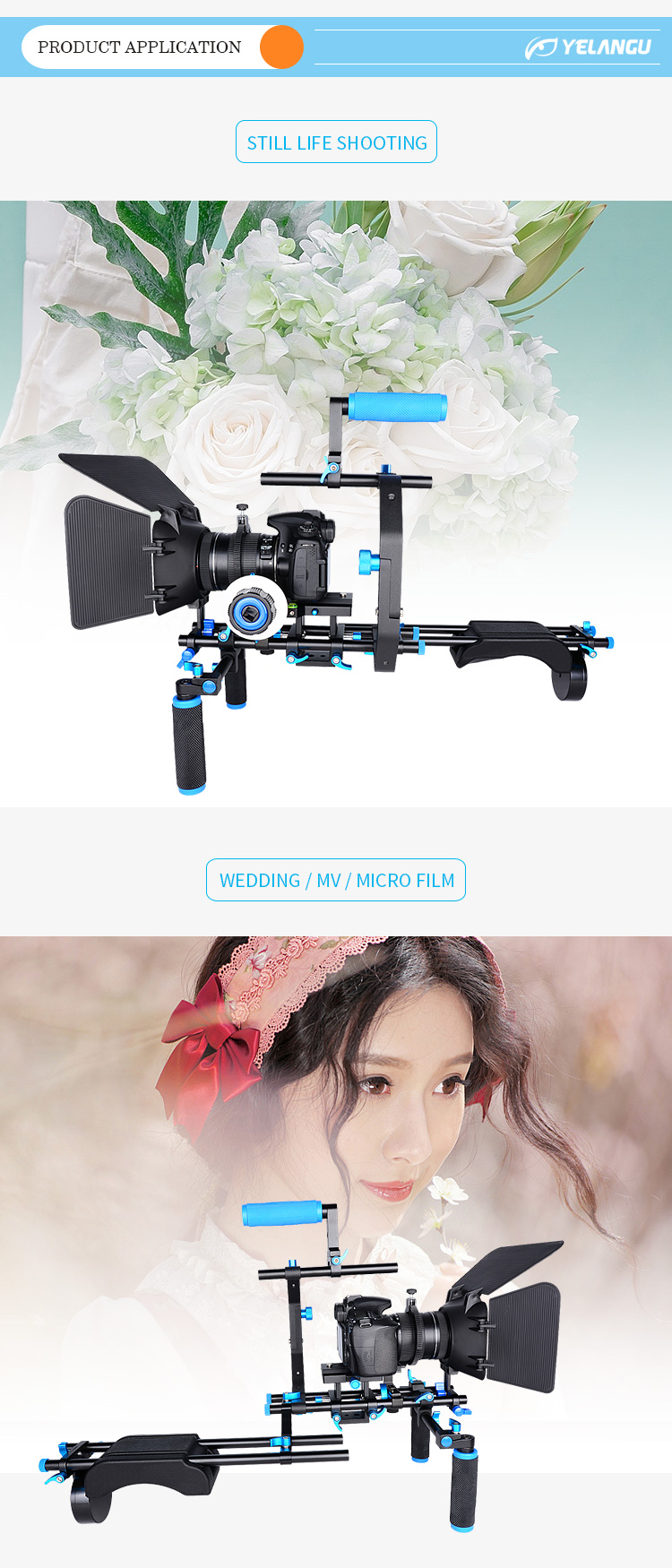 D206 Dslr Rig( Blue)
