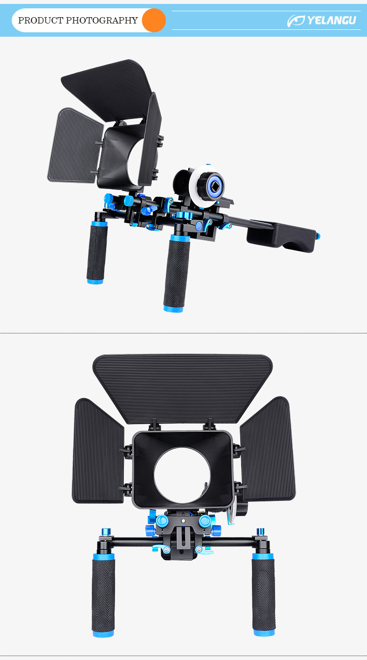 D203 DSLR Camera Cage Shoulder Mount Kit
