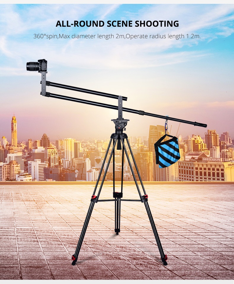 J1 Camera Crane Jib Arm( 2 Meters) J1 Camera Crane Jib Arm( 2 Meters)