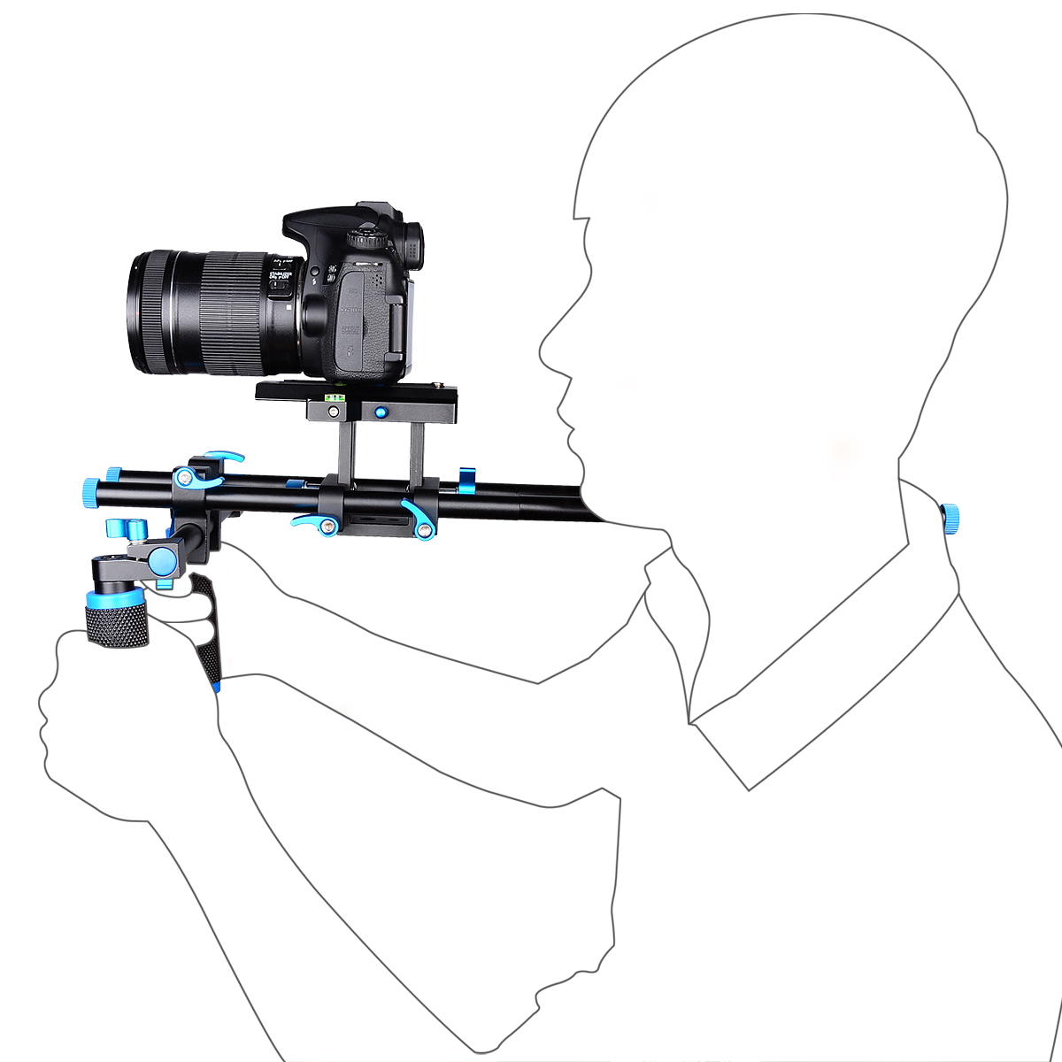 YELANGU D2 DSLR Rig, Shoulder Mount FILMING EQUIPMENT YELANGU D2 DSLR Rig, Shoulder Mount FILMING EQUIPMENT