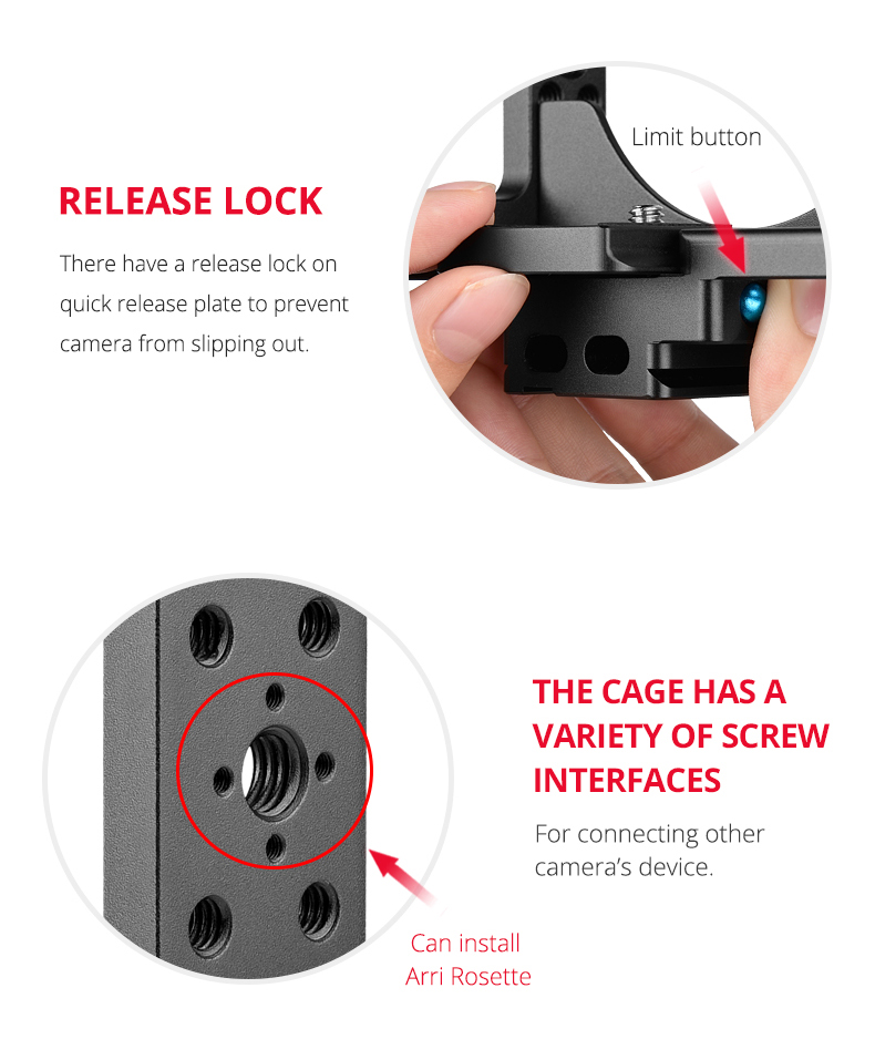YELANGU C15 Camera Cage for Nikon Z6/Z7 YELANGU C15 Camera Cage for Nikon Z6/Z7