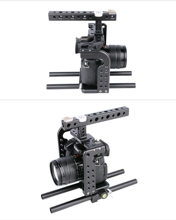 YELANGU C7-A GH5 Camera Cage without Top Handheld and Base Plate