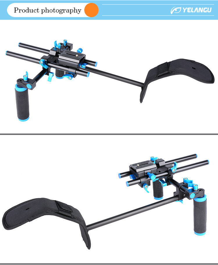 YELANGU D4 DSLR Rig Shoulder Mount, FILMING EQUIPMENT YELANGU D4 DSLR Rig Shoulder Mount, FILMING EQUIPMENT