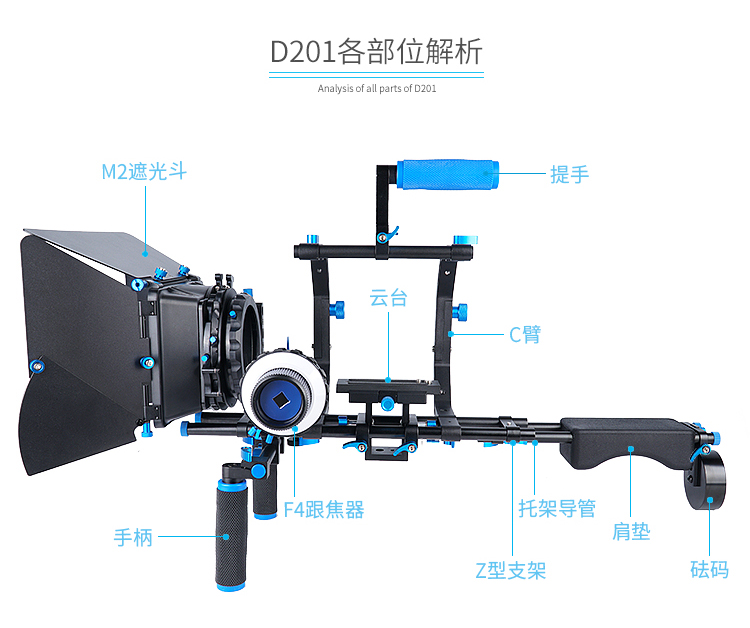 D201 02F PRO Shoulder Rig
