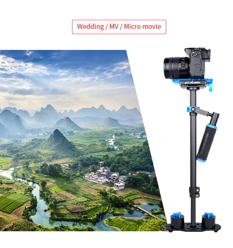Yelangu S60T Green Mini Video Camera Stabilizer