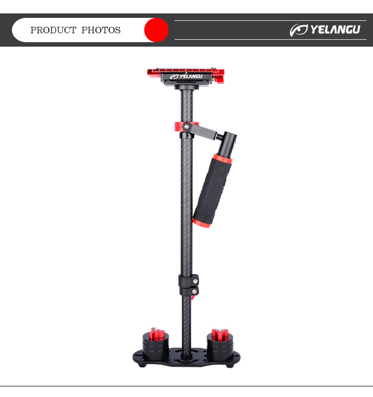 Yelangu S60T Orange Mini Video Camera Stabilizer