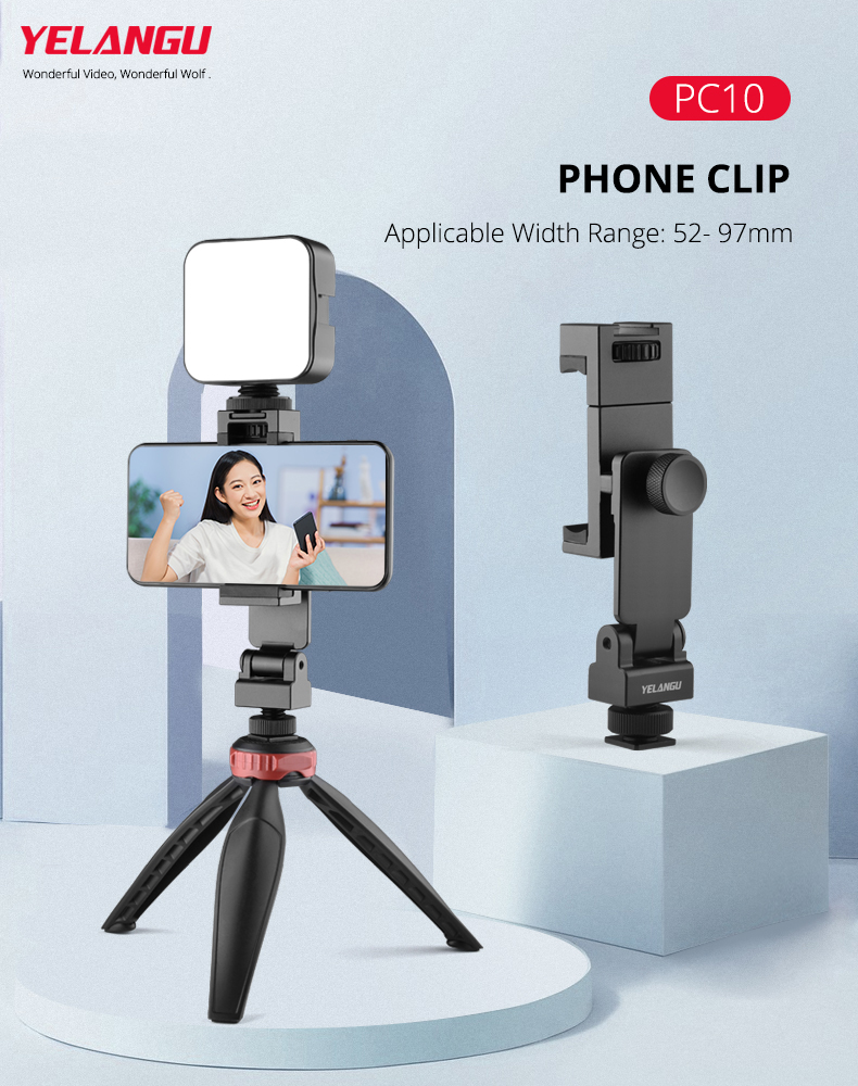 YELANGU PC10 Aluminum Alloy Mobile Phone Holder YELANGU PC10 Aluminum Alloy Mobile Phone Holder