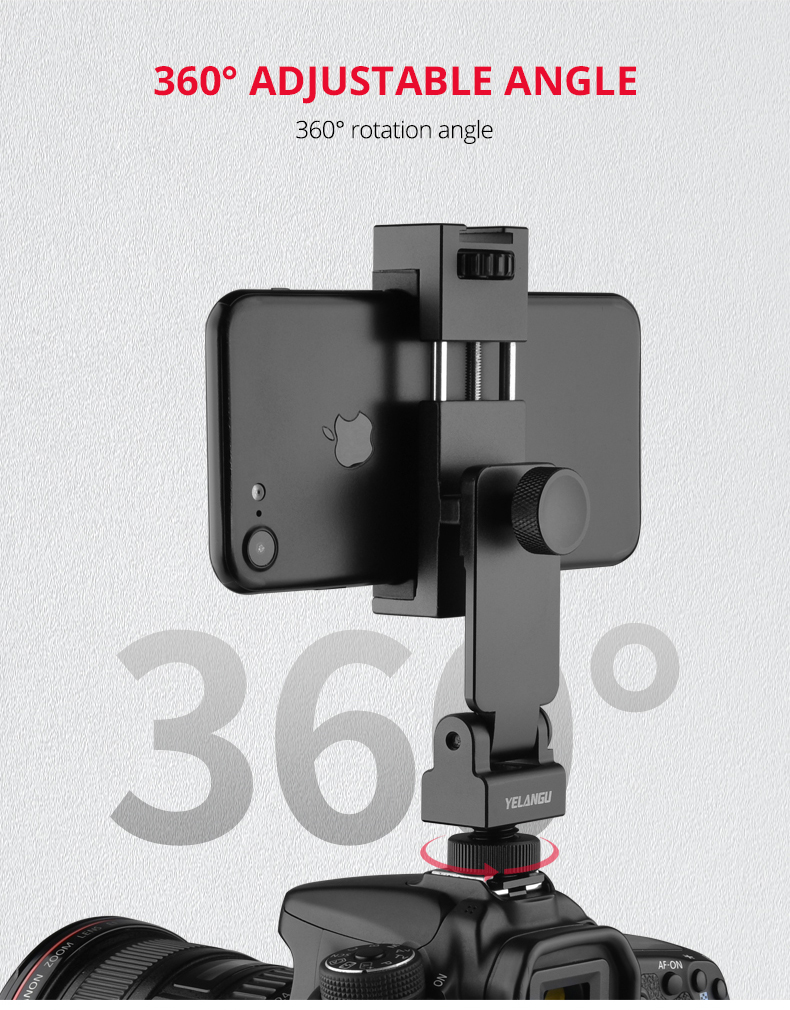 YELANGU PC10 Aluminum Alloy Mobile Phone Holder YELANGU PC10 Aluminum Alloy Mobile Phone Holder