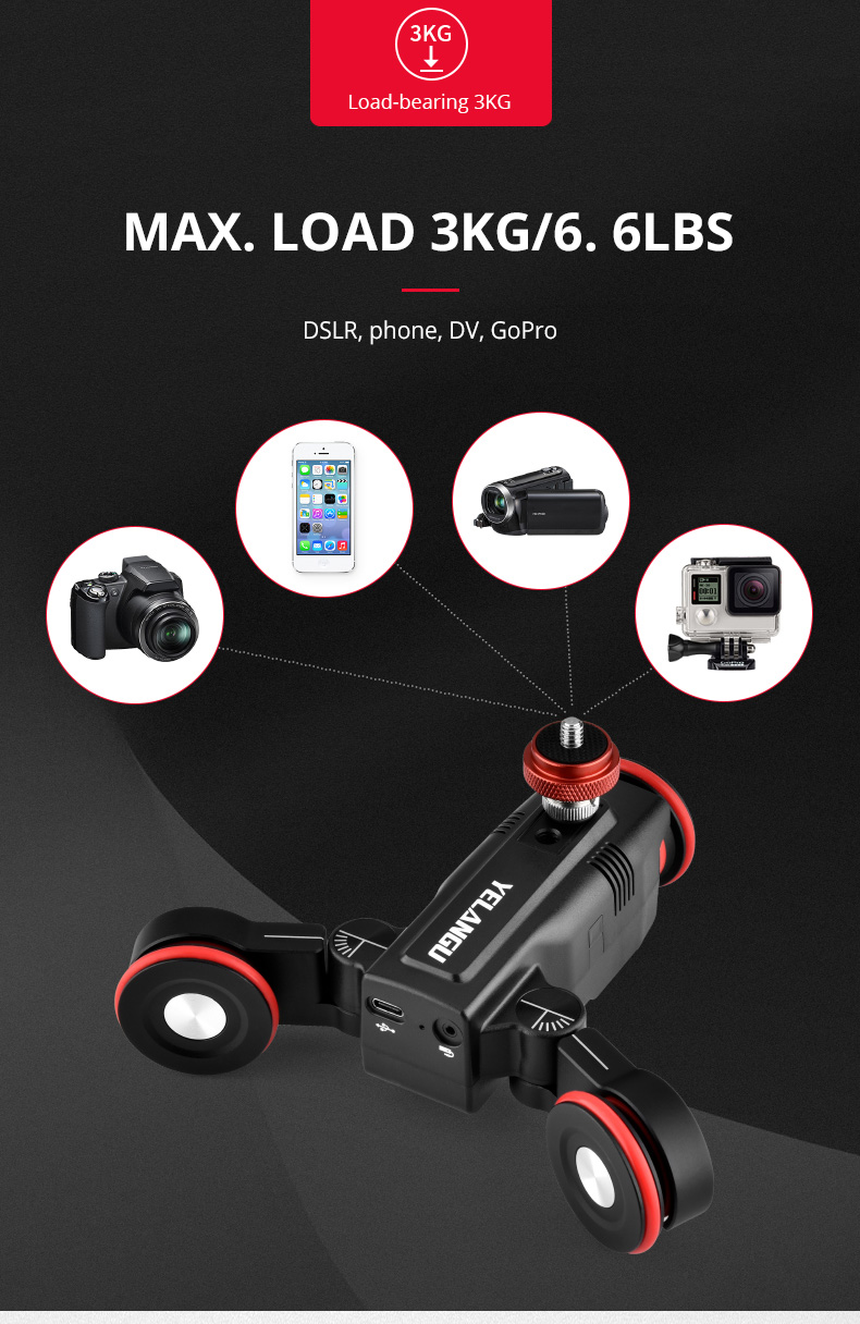 Yelangu L5i Videography Camera Dolly  Pocket Slider