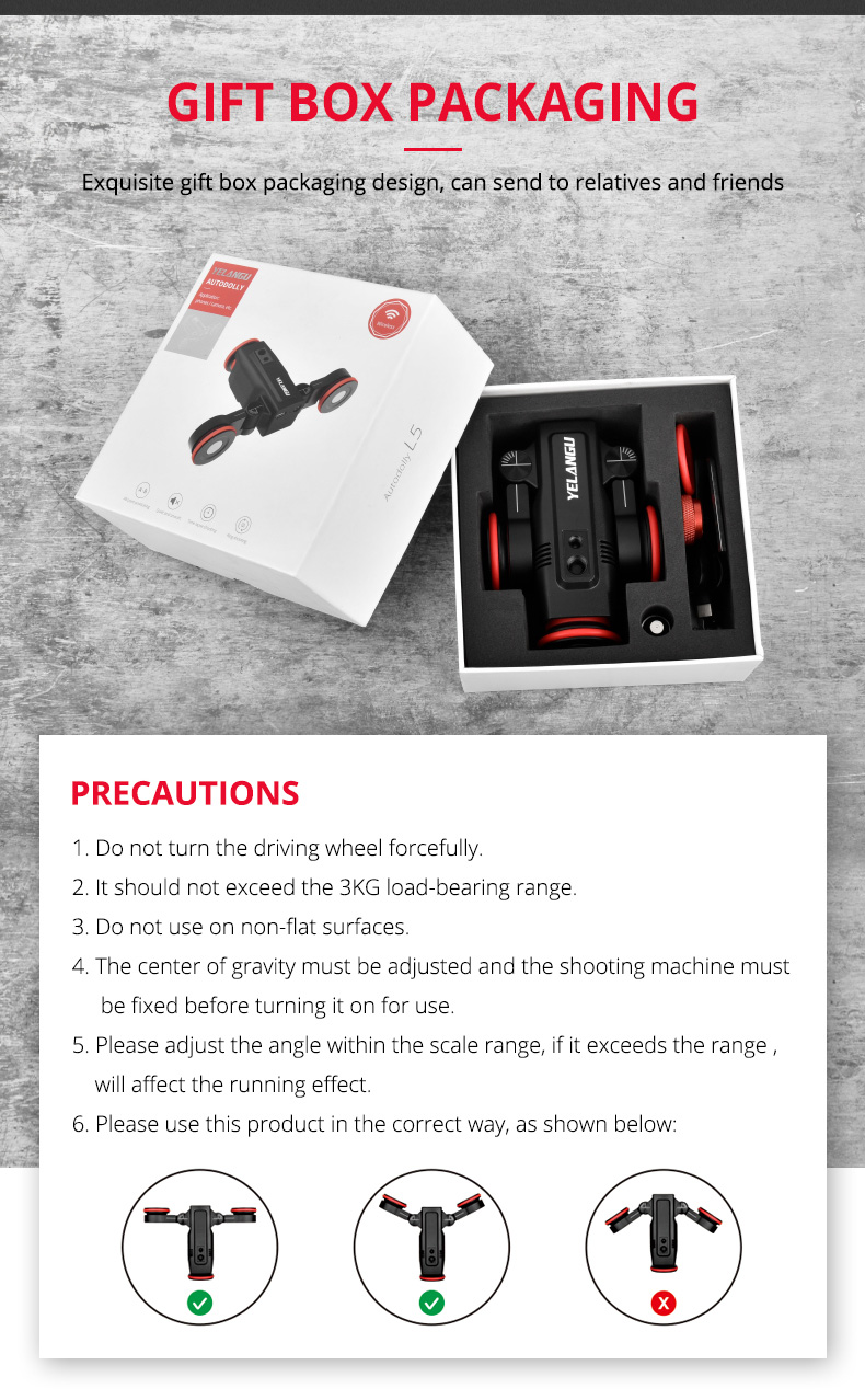 Yelangu L5i Videography Camera Dolly  Pocket Slider