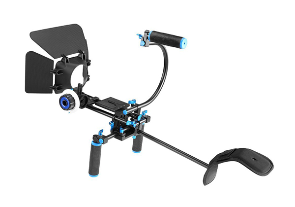 D100 shoulder rig+F0 follow focus+M1 matte box+top handle