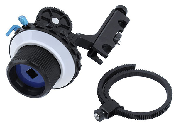 F4 Professional Filmmaking Slot and AB Hard Stop Design DSLR Camera Follow Focus 