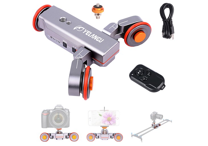 Yelangu Autodolly L4X Silver Electric Motorized Camera Video Slider