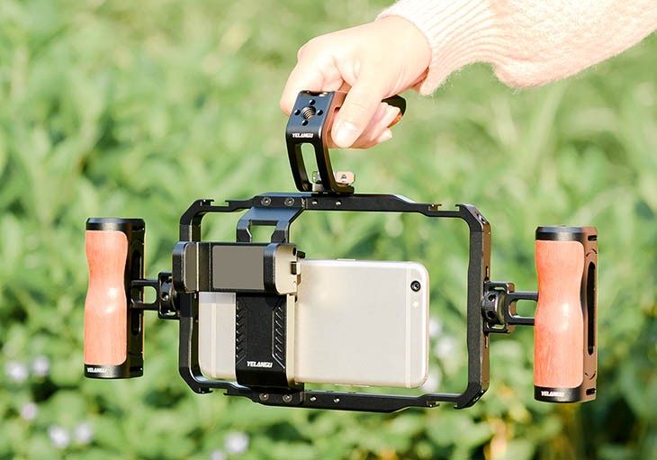 YELANGU LW-B01A Phone Cage set for live broadcast, video shooting, etc.